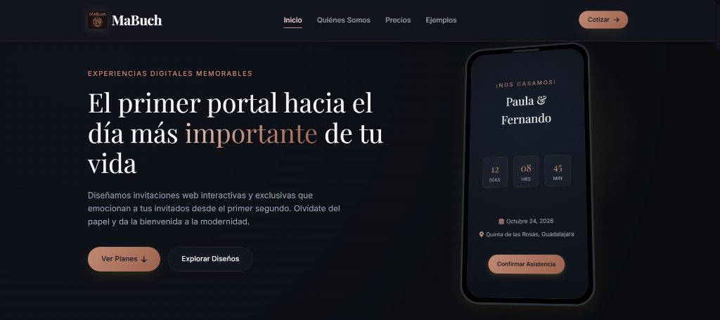 Portal de Invitaciones Digitales